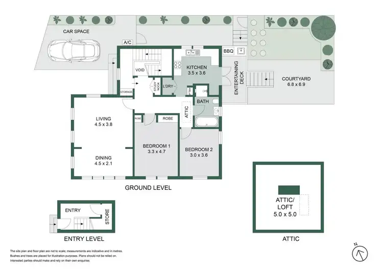 Floorplan of Homely apartment listing, 2/3-5 Hipwood Street, Kirribilli NSW 2061