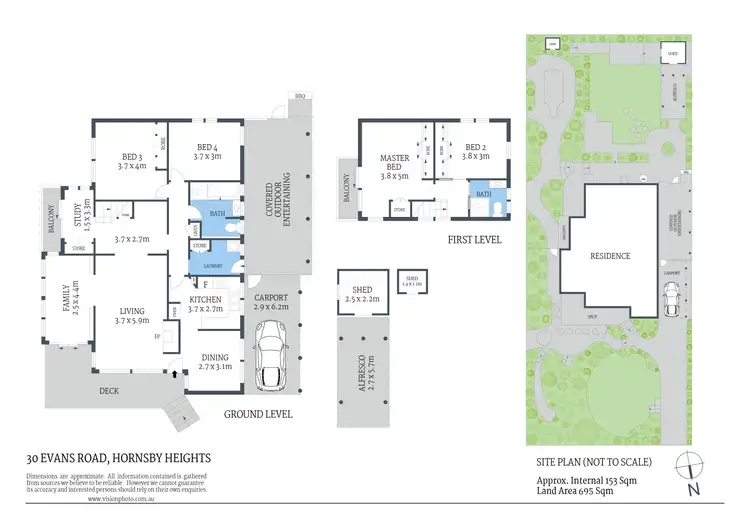 Floorplan of Homely house listing, 30 Evans Road, Hornsby Heights NSW 2077