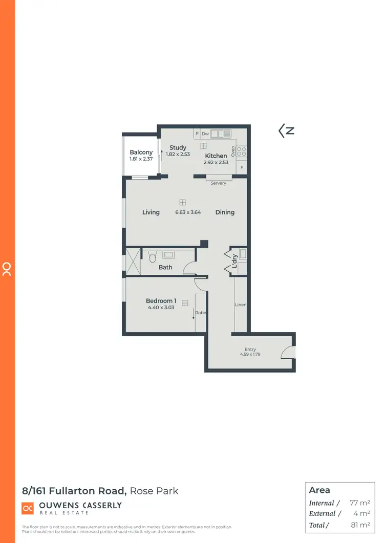 Floorplan of Homely unit listing, 8/161 Fullarton Road, Rose Park SA 5067