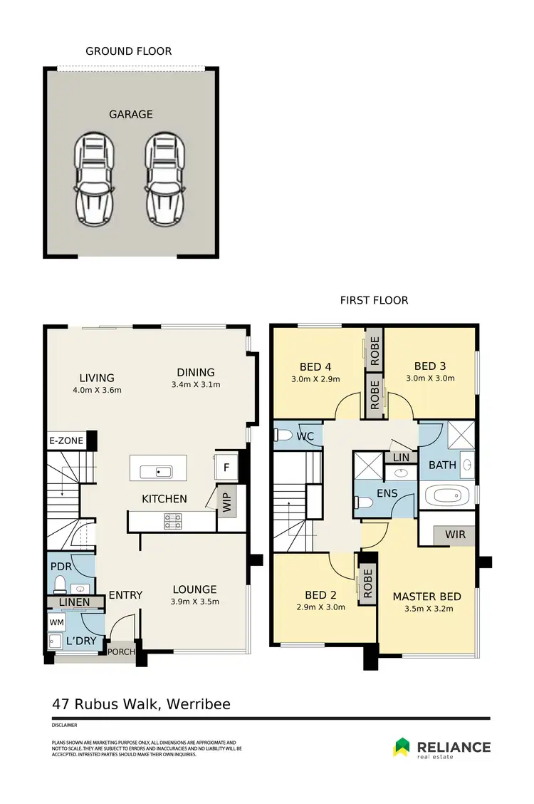 Floorplan of Homely house listing, 47 Rubus Walk, Werribee VIC 3030