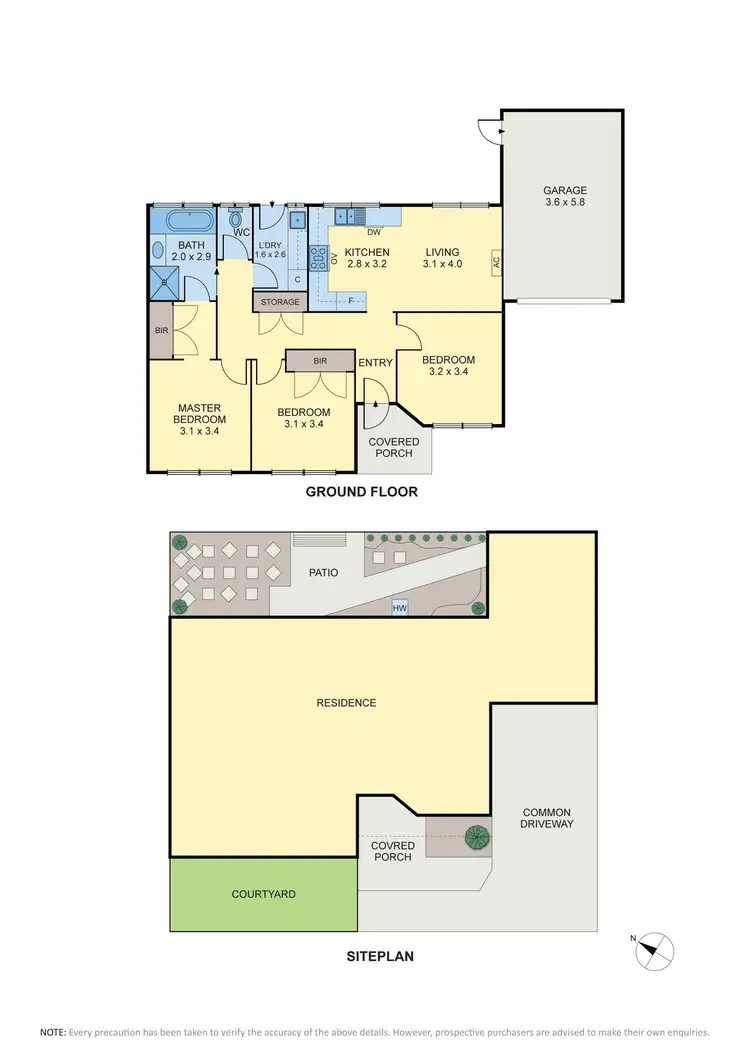 Floorplan of Homely villa listing, 2/9 Malvern Avenue, Tullamarine VIC 3043
