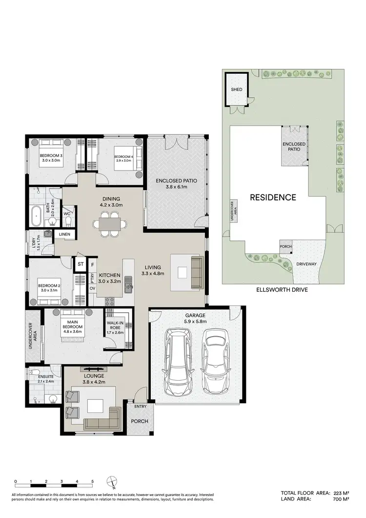Floorplan of Homely house listing, 62 Ellsworth Drive, Mount Louisa QLD 4814