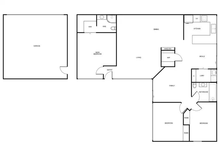 Floorplan of Homely townhouse listing, 52/21 Biddlecombe Street, Pearce ACT 2607