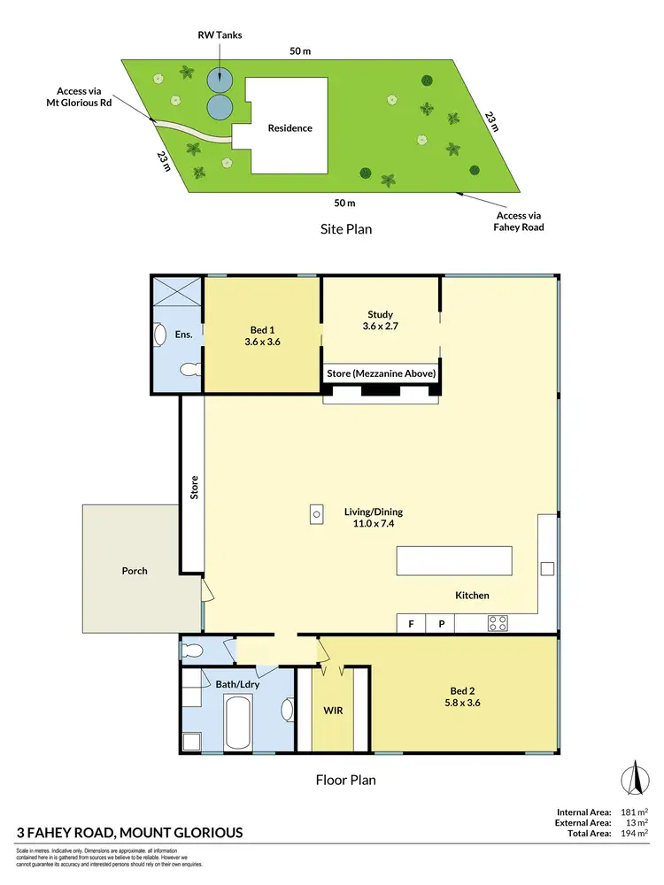 Floorplan of Homely house listing, 3 Fahey Road, Mount Glorious QLD 4520
