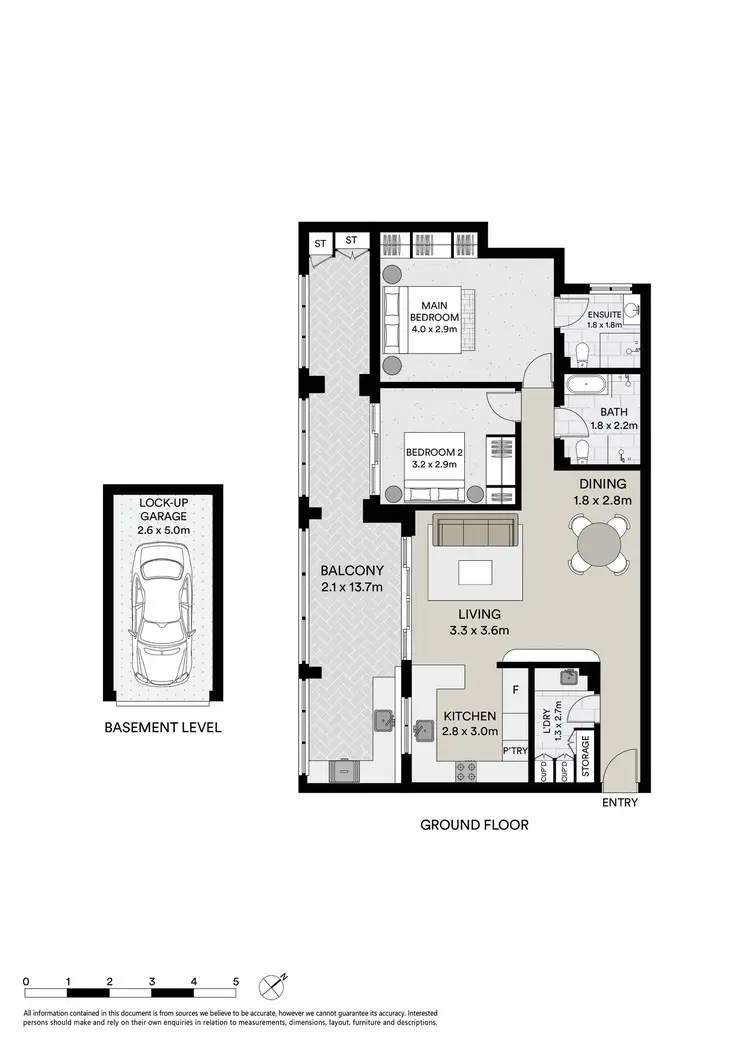 Floorplan of Homely apartment listing, 6/22-24 Aboukir Street, Rockdale NSW 2216