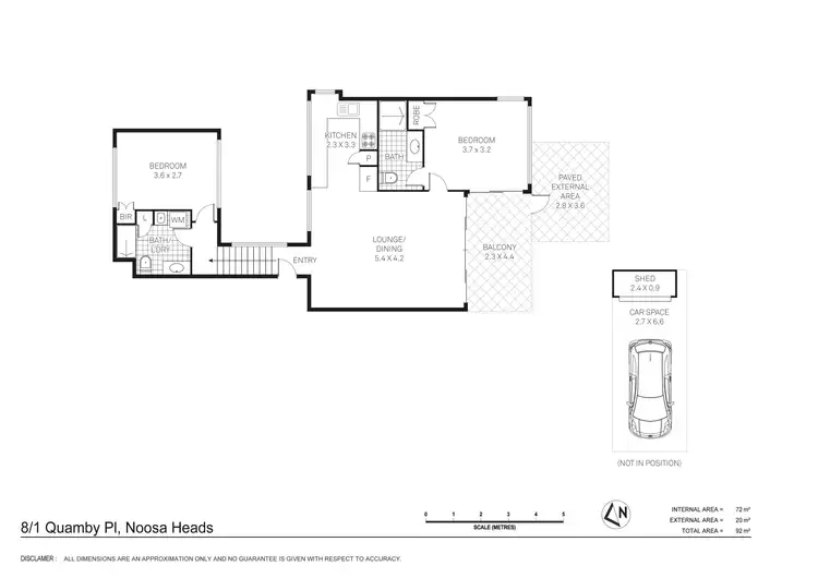 Floorplan of Homely apartment listing, 8/1 Quamby Place, Noosa Heads QLD 4567