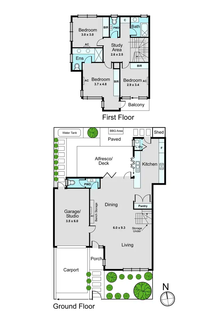 Floorplan of Homely house listing, 39 Inverness Street, Clarinda VIC 3169