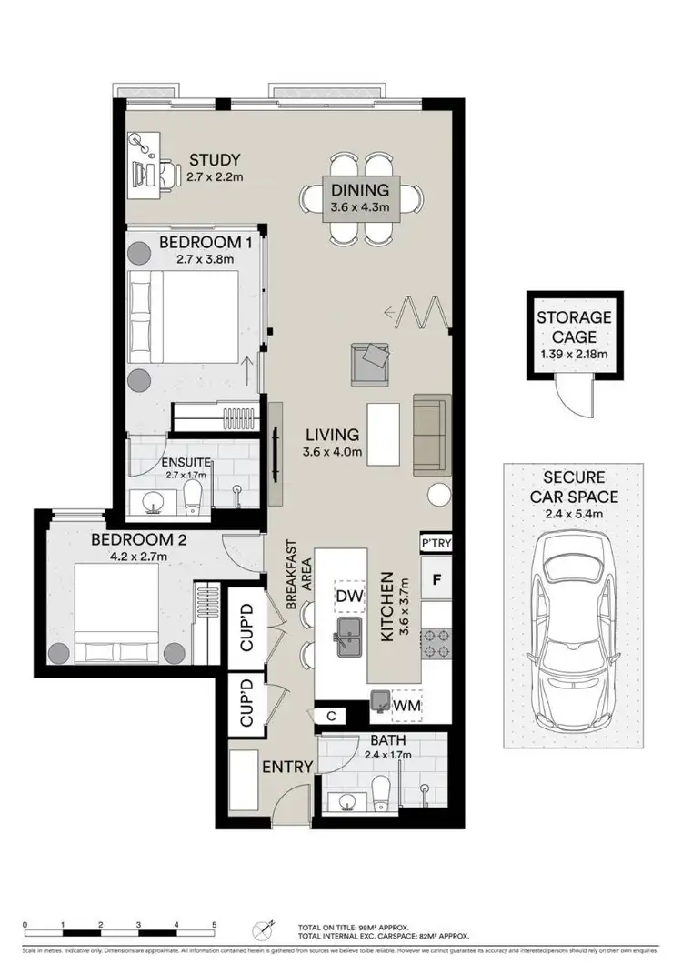 Floorplan of Homely apartment listing, 1613/17 Wentworth Place, Wentworth Point NSW 2127