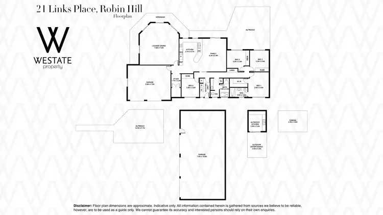 Floorplan of Homely house listing, 21 Links Place, Robin Hill NSW 2795
