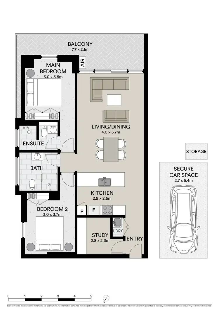 Floorplan of Homely apartment listing, 109/2-6 Martin Avenue, Arncliffe NSW 2205