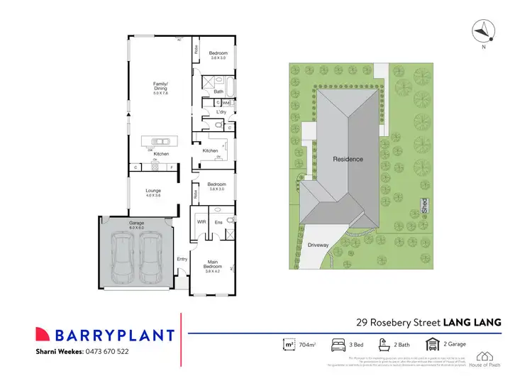 Floorplan of Homely house listing, 29 Rosebery Street, Lang Lang VIC 3984