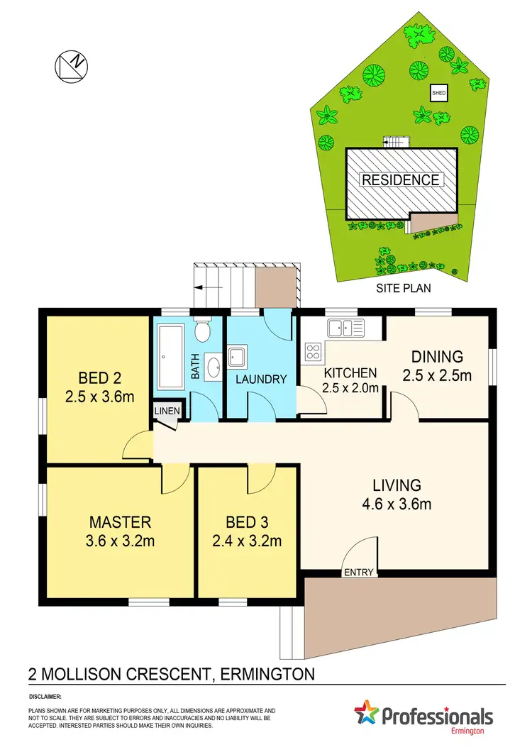 Floorplan of Homely house listing, 2 Mollison Crescent, Ermington NSW 2115