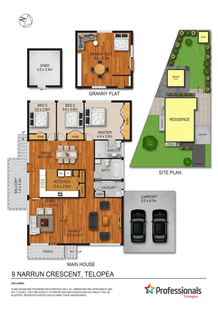 Floorplan of Homely house listing, 9 Narrun Crescent, Dundas NSW 2117