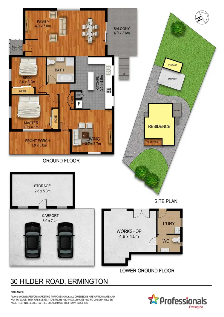 Floorplan of Homely house listing, 30 Hilder Road, Ermington NSW 2115
