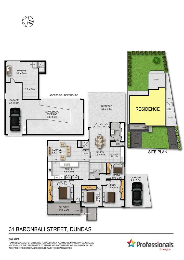 Floorplan of Homely house listing, 31 Baronbali Street, Dundas NSW 2117