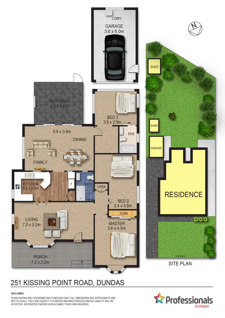 Floorplan of Homely house listing, 251 Kissing Point Road, Dundas NSW 2117