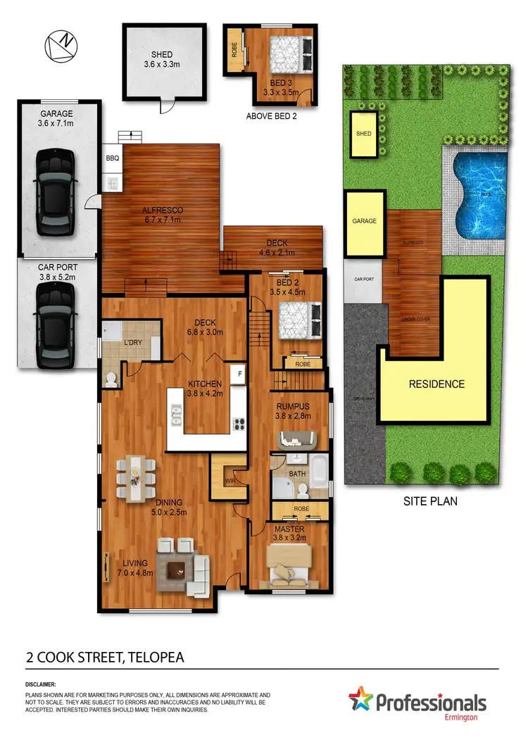 Floorplan of Homely house listing, 2 Cook Street, Telopea NSW 2117