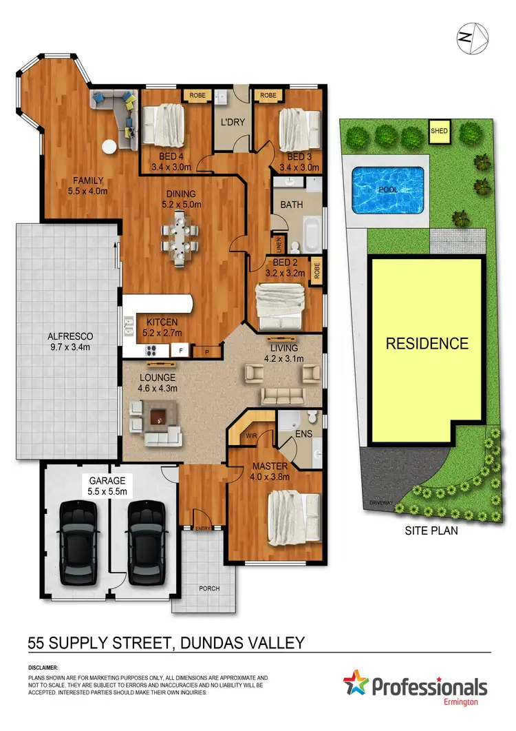 Floorplan of Homely house listing, 55 Supply Street, Dundas Valley NSW 2117