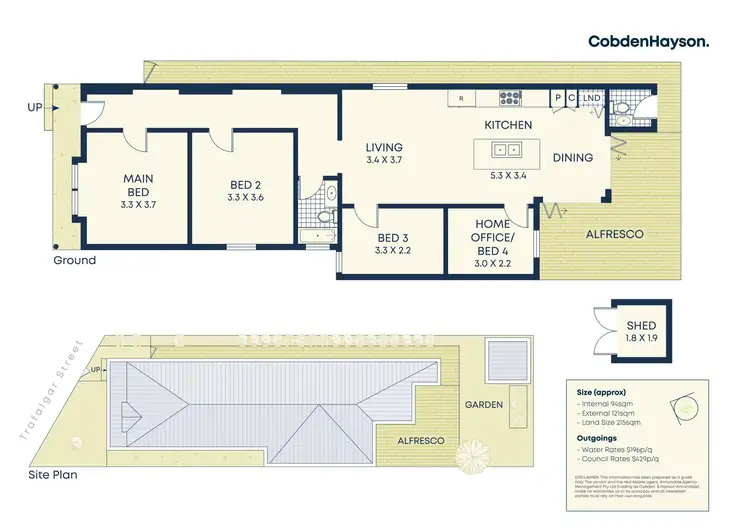 Floorplan of Homely house listing, 217 Trafalgar Street, Stanmore NSW 2048