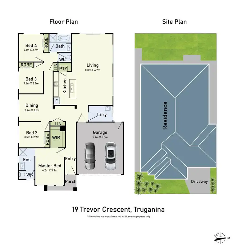Floorplan of Homely house listing, 19 Trevor Crescent, Truganina VIC 3029