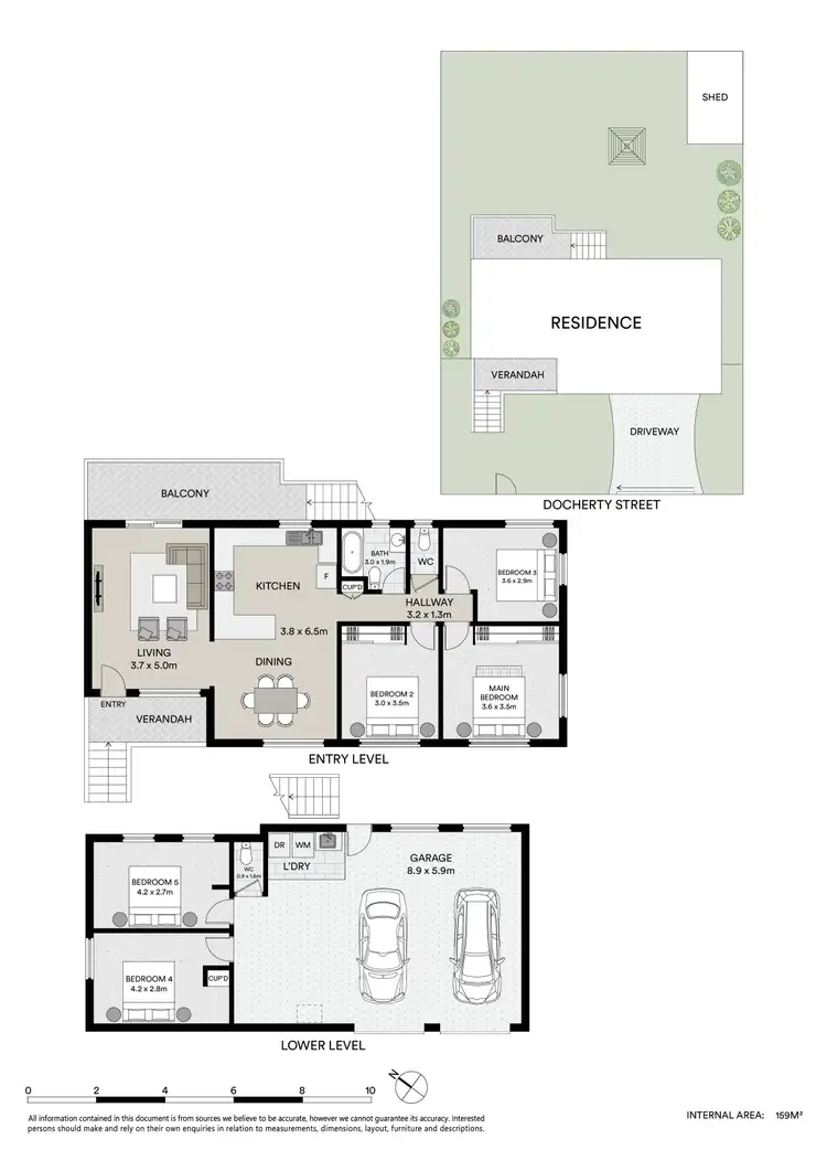 Floorplan of Homely house listing, 15 Docherty Street, Norman Gardens QLD 4701