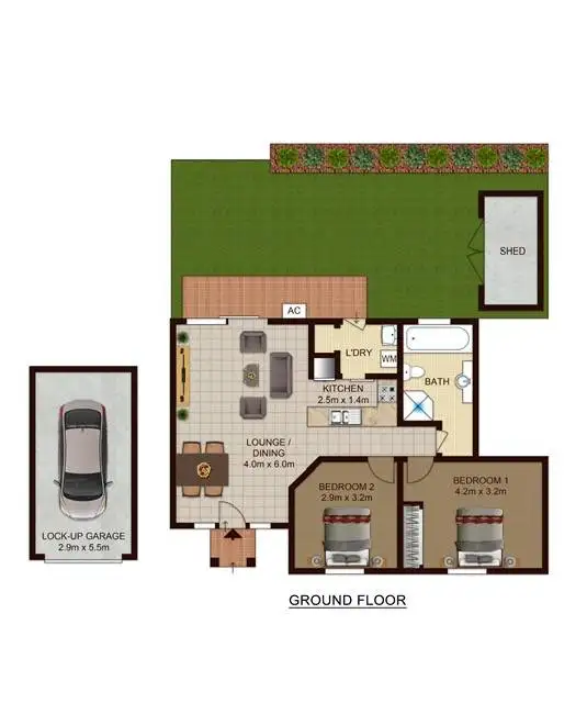Floorplan of Homely villa listing, 7/3 Mahony Road, Constitution Hill NSW 2145