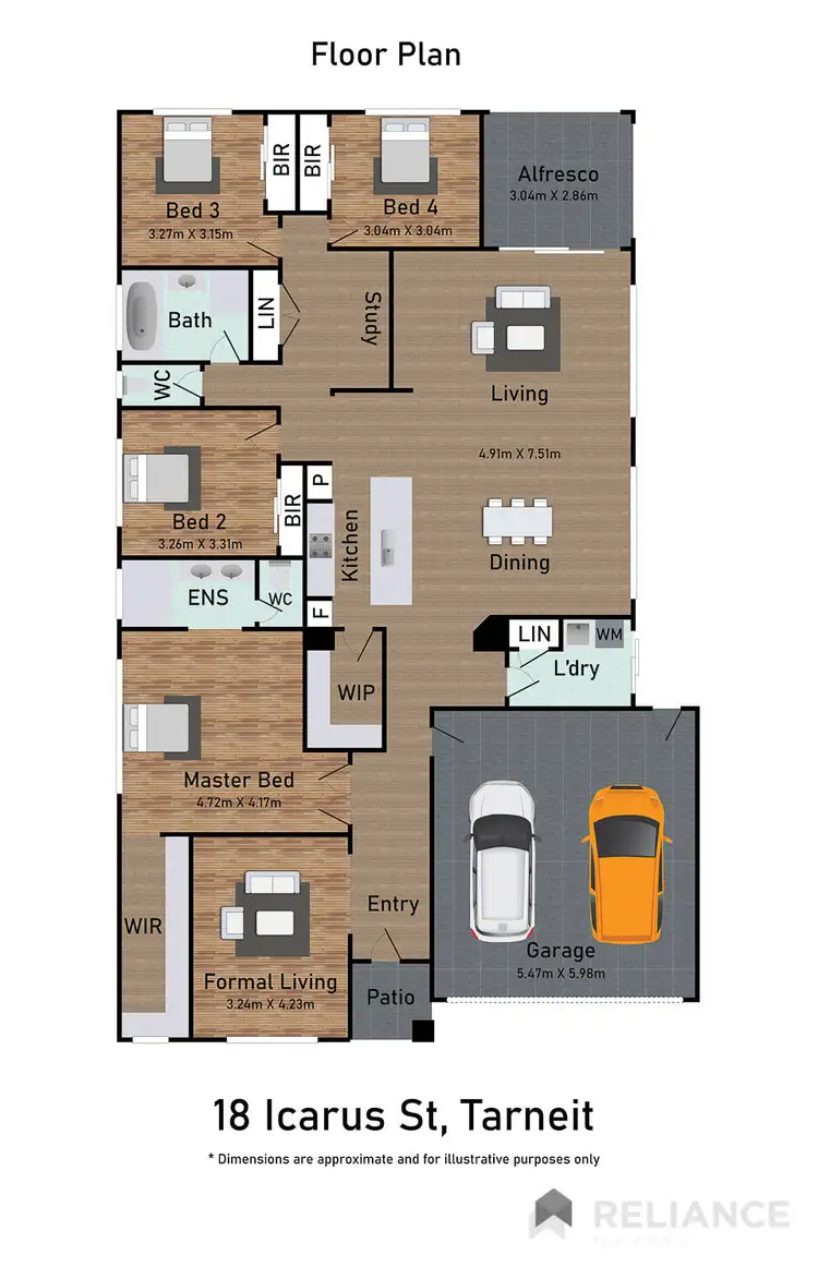 Floorplan of Homely house listing, 18 Icarus Street, Tarneit VIC 3029