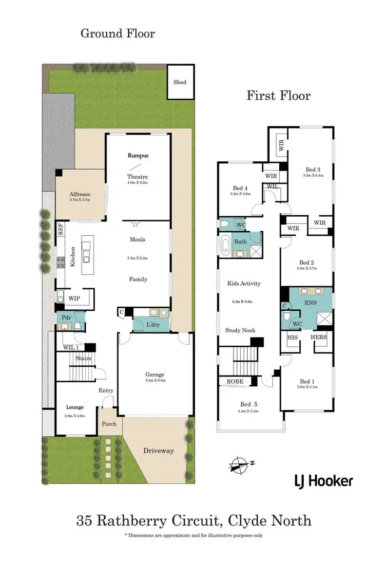 Floorplan of Homely house listing, 35 Rathberry Circuit, Clyde North VIC 3978