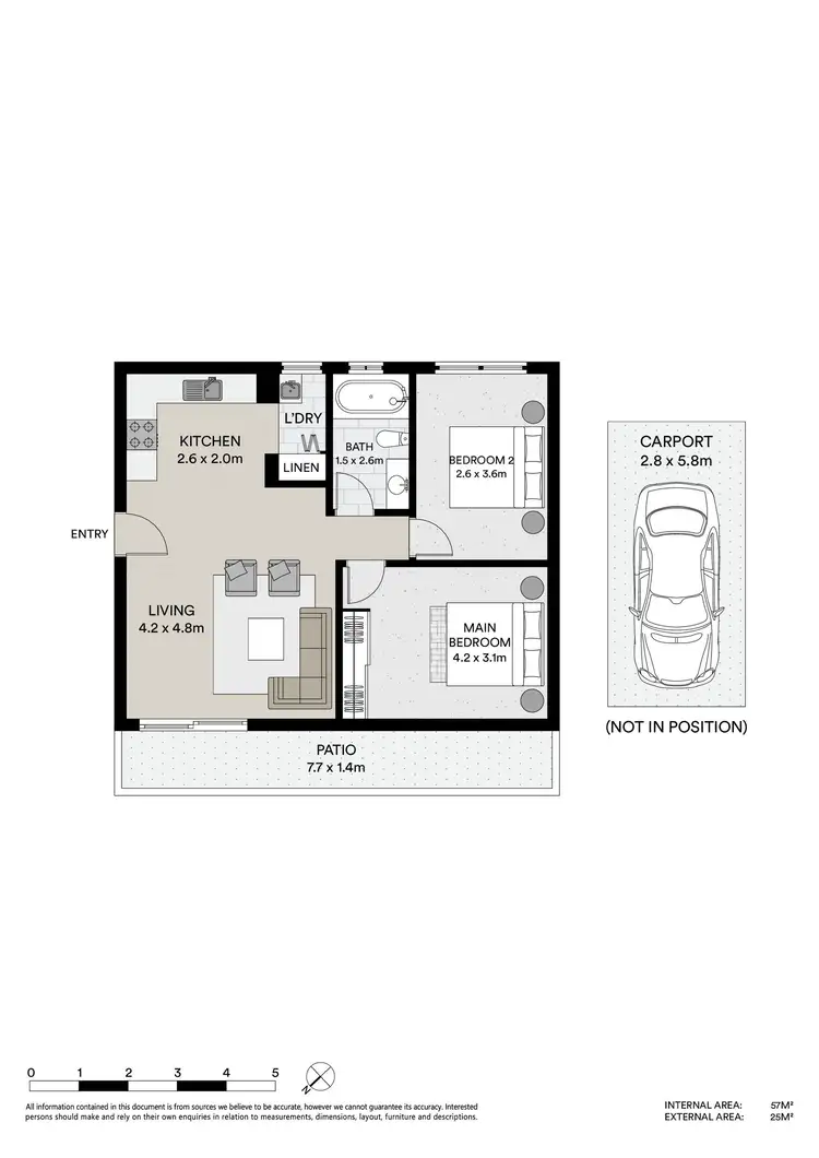 Floorplan of Homely apartment listing, 11/17 Stanton Terrace, North Ward QLD 4810
