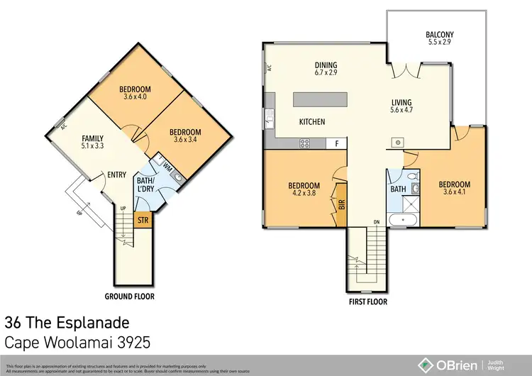 Floorplan of Homely house listing, 36 The Esplanade, Cape Woolamai VIC 3925
