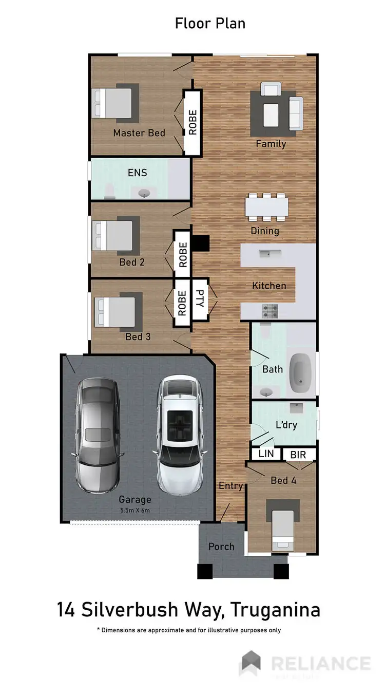Floorplan of Homely house listing, 14 Silverbush Way, Truganina VIC 3029