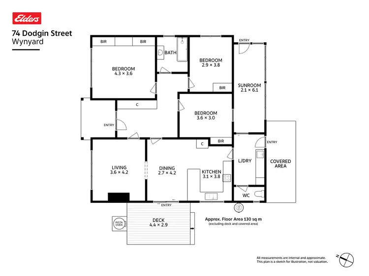 Floorplan of Homely unit listing, 6/74 Dodgin Street, Wynyard TAS 7325