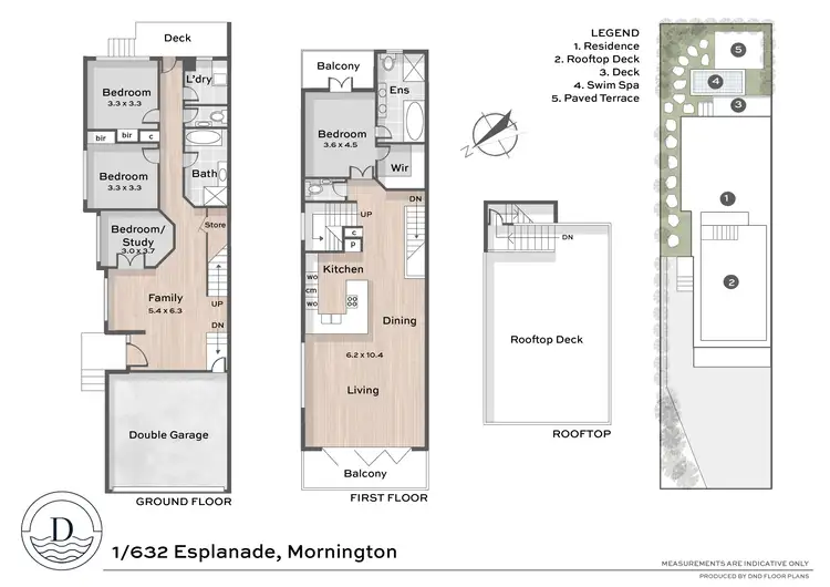 Floorplan of Homely house listing, 1/632 Esplanade, Mornington VIC 3931