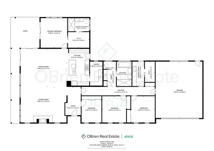 Floorplan of Homely house listing, 15 Luton Drive, Yarrawonga VIC 3730