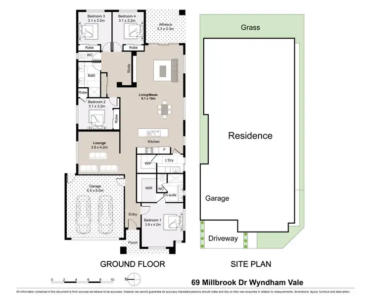 Floorplan of Homely house listing, 69 Millbrook Drive, Wyndham Vale VIC 3024