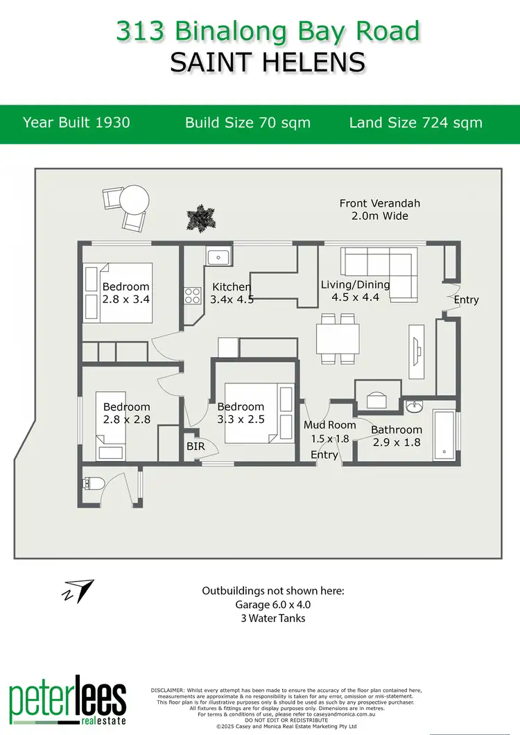 Floorplan of Homely house listing, 313 Binalong Bay Road, St Helens TAS 7216