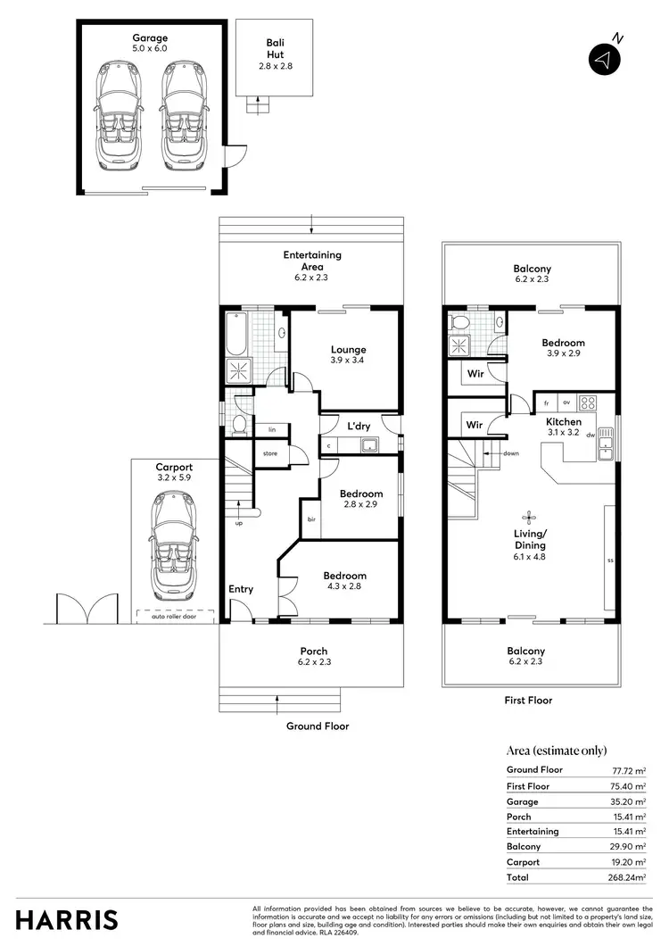 Floorplan of Homely house listing, 1 Gordon Street, Goolwa Beach SA 5214