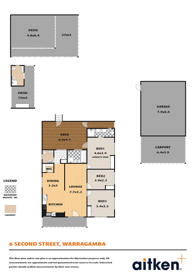 Floorplan of Homely house listing, 6 Second Street, Warragamba NSW 2752