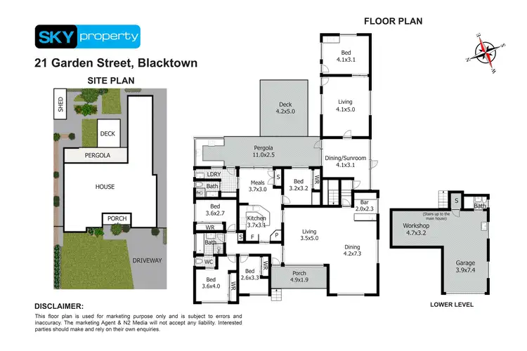Floorplan of Homely house listing, 21 Garden Street, Blacktown NSW 2148