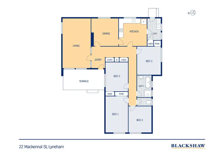 Floorplan of Homely house listing, 22 Mackennal Street, Lyneham ACT 2602