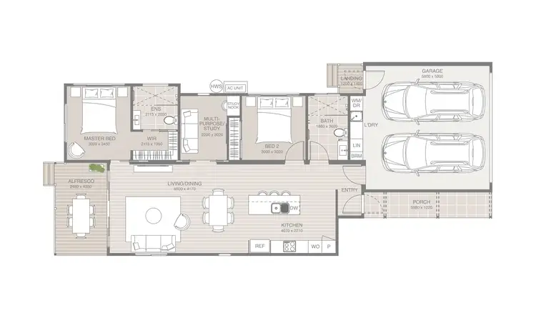Floorplan of Homely house listing, Milford/27 Oakland Way, Beaudesert QLD 4285