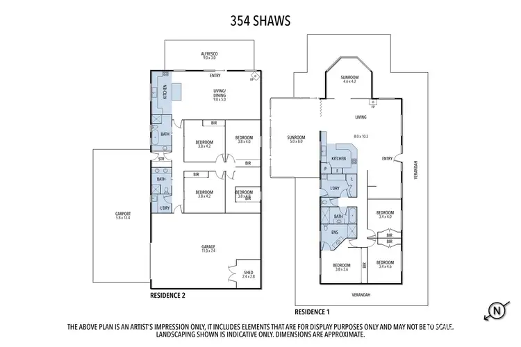 Floorplan of Homely house listing, 354 Shaws Road, Merton VIC 3715