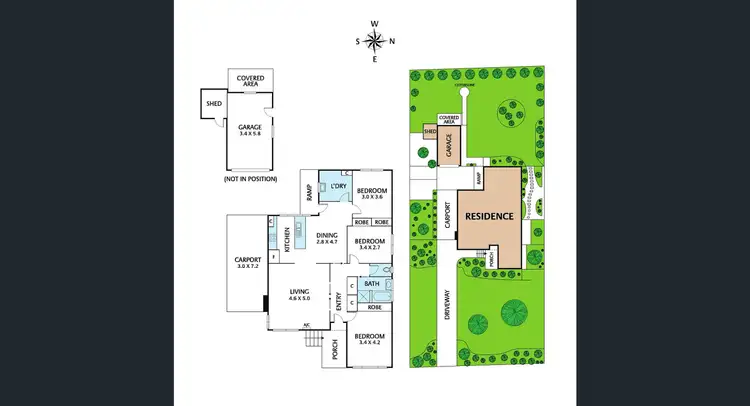 Floorplan of Homely house listing, 5 Henty Court, Croydon VIC 3136