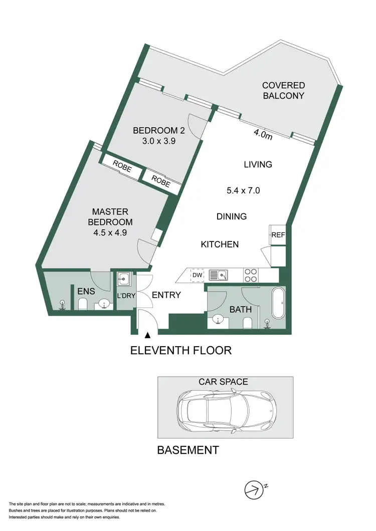 Floorplan of Homely apartment listing, 1103/7-9 Gibbons Street, Redfern NSW 2016