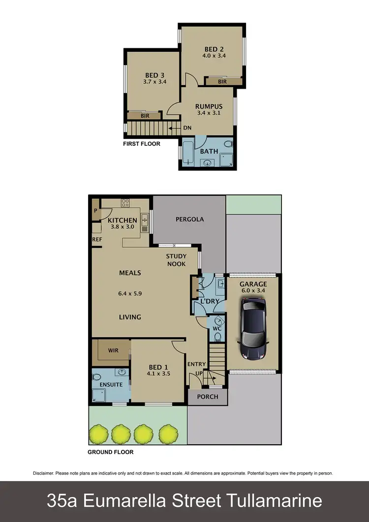 Floorplan of Homely house listing, 35A Eumarella Street, Tullamarine VIC 3043