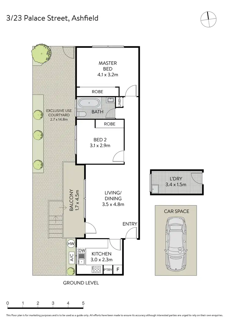 Floorplan of Homely apartment listing, 3/23 Palace Street, Ashfield NSW 2131
