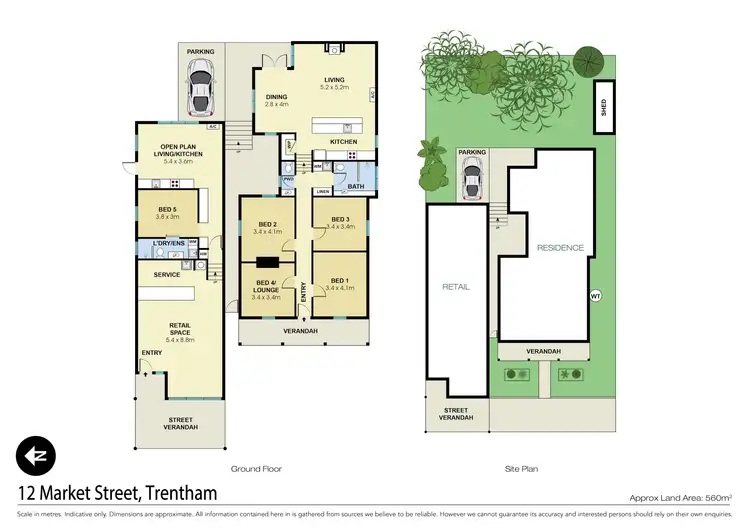 Floorplan of Homely house listing, 12 Market Street, Trentham VIC 3458