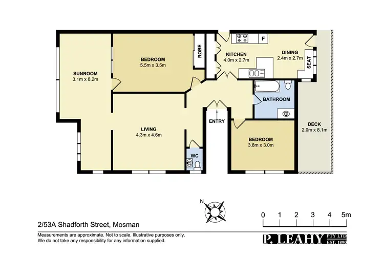 Floorplan of Homely apartment listing, 2/53A Shadforth Street, Mosman NSW 2088
