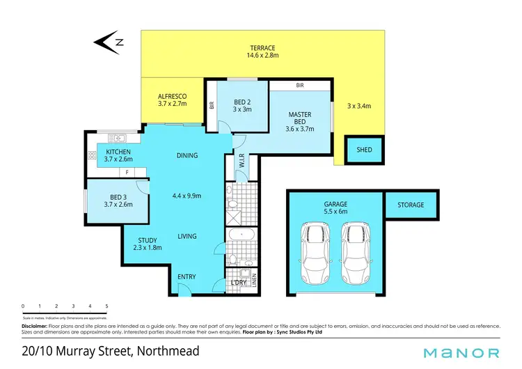 Floorplan of Homely unit listing, 20/10 Murray Street, Northmead NSW 2152
