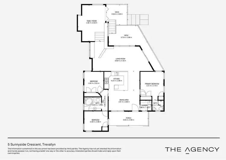 Floorplan of Homely house listing, 5 Sunnyside Crescent, Trevallyn TAS 7250